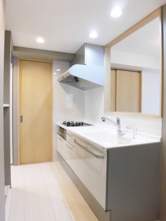 最適な作業動線で快適なキッチンに　新宿区K様邸